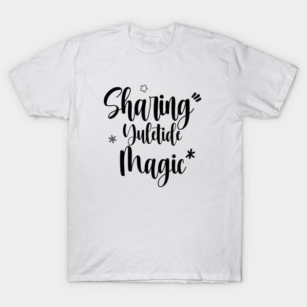 Sharing Yuletide Magic T-Shirt by Apotis